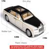BDTCTK 1/32 Rolls-Royce Phantom Model Car,Zinc Alloy Pull Back Toy car with Sound and Light for Kids Boy Girl Gift(White) view 4