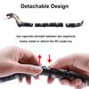 Gawertoy Remote Control Snake Toy for Kids, 17" Rechargeable Realistic RC Snake Naja Cobra Toy with Retractable Tongue and Swinging Tail, Ideal Children Birthday Halloween (Black) view 3
