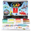 Arteza Kids Air Dry Clay, 42 Bars, Sea Life Stage Modeling Clay Kit, 14 Mini-Stages, 18 Googly Eyes, 3 Glitter Glues, 1 Craft Tool, 7 Instruction Sheets, Craft Supplies for Learning and Developing view 1