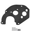 FriHobby Aluminum Motor Mount Metal ECX Barrage Motor Plate Gearbox Adapter for 1/24 Axial SCX24 C10 90081 AXI00001 AXI00002 RC Crawler Replacement (Black) view 1