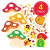 Baker Ross FE654 Autumn Fairy Door Decoration - Set of 4 Fairy Decorations for Children, Autumn Crafts view 2