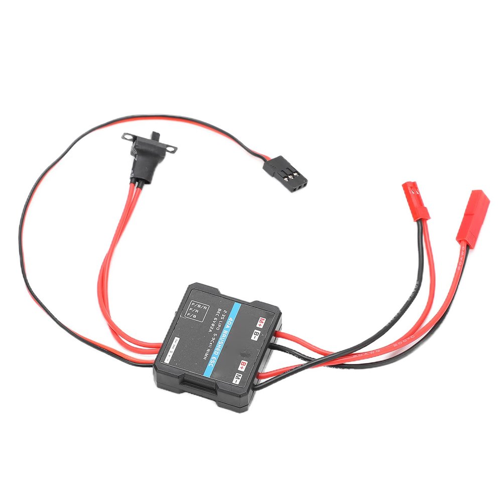 Dilwe Electronic Speed Controller, 40A Brushed ESC Upgrade Spare Part Suitable for 1/16 1/18 RC Model Car