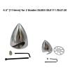 FLFRC Metal Propeller Spinner Dia 70mm-127mm CNC Plane Spinner for DLE Gasoline Engine DLE20 DLE30 DLE55 DLE111 DLE222 RC Airplane (4.5"(114MM)) view 3