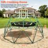 SMkidsport 10FT Kids Climbing Dome Jungle Gym, with Hammock, All-Weather Heavy Duty Outdoor Playset for Ages 3-12, IPX9 Steel Frame, Backyard, Park, Indoor Use view 3