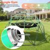 SMkidsport 10FT Kids Climbing Dome Jungle Gym, with Hammock, All-Weather Heavy Duty Outdoor Playset for Ages 3-12, IPX9 Steel Frame, Backyard, Park, Indoor Use view 4