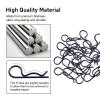 100PCS Universal RC Body Clips Pins for All 1/10 1/12 Scale Traxxas Redcat Axial SCX10 Losi HPI Himoto HSP Exceed RC Car Parts Truck Buggy Shell Replacement (Black) view 3
