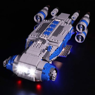 Brick Shine Light Kit for Star Wars Resistance I-TS Transport 75293 (Model Set is not Included) (Classic)