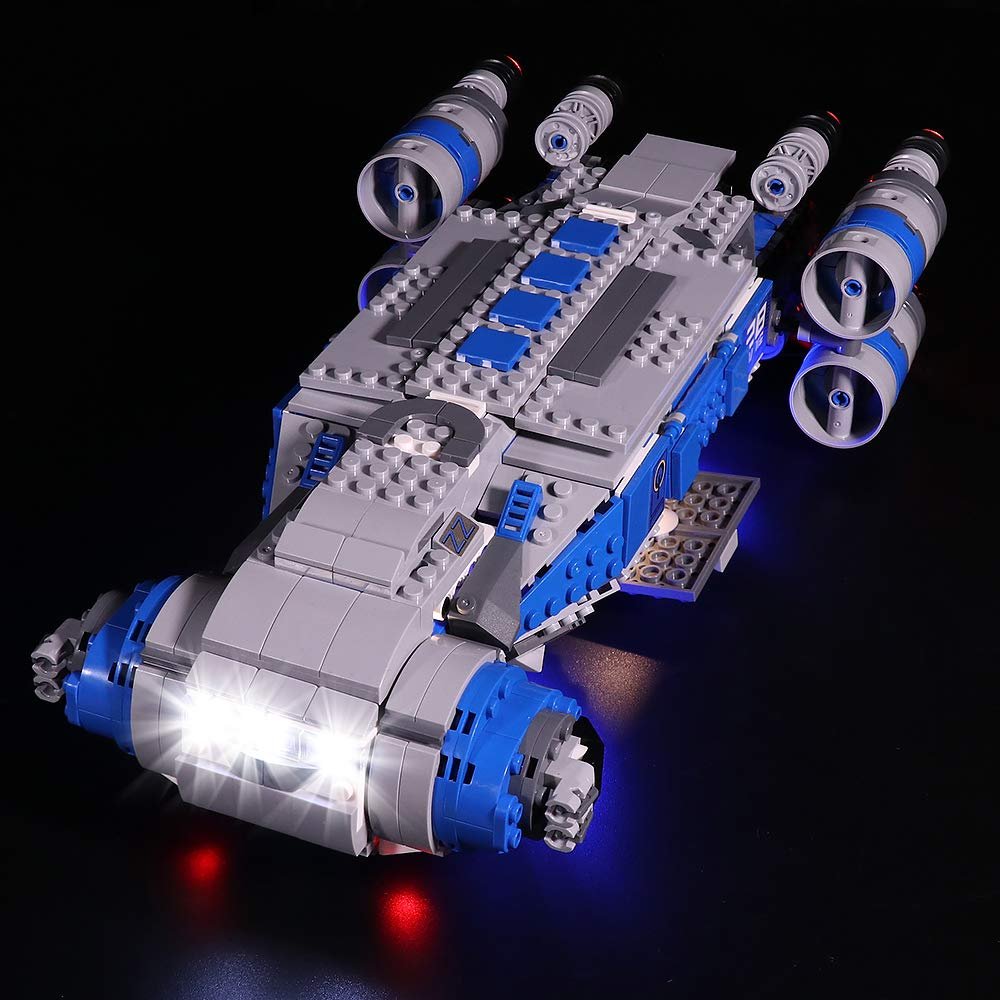 Brick Shine Light Kit for Star Wars Resistance I-TS Transport 75293 (Model Set is not Included) (Classic)