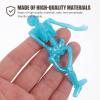 15Pcs Halloween Stretchy Skeleton Toys Skull Sticky Toys Squeeze Bendable Man for Party Favors Goody Bag Fillers Classroom Prizes Random Color view 4