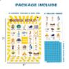 OZTEMETY Bible Bingo Card Game, Christian Sunday Church Game Party Supplies, Favors, Decorations, Gifts  24 Players Bingo Game Bible001 view 2
