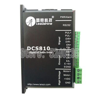 Davitu Motor Driver - Original Leadshine DC servo drives DCS810 work 24-80 VDC out 1A to 20A fit for DCM50207/DCM50205 DC Brush servo motor