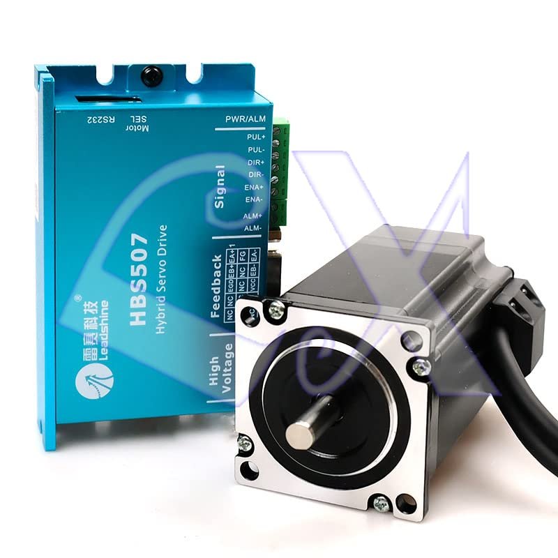 Davitu Motor Driver - Original Leadshine Closed Loop system Servo Motor & Drive kit HBS507 + 3-phase 1.0NM motor 573HBM10-1000 with Encoder line