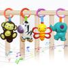 YUNLOVXEE Baby Toys, Cartoon Animal Hanging Rattle Toys, Handbells Baby Rattles, Baby Bed Crib Car Seat Travel Stroller Toys for Infant, Best Birthday Gift for Newborn, 4 Pack view 1