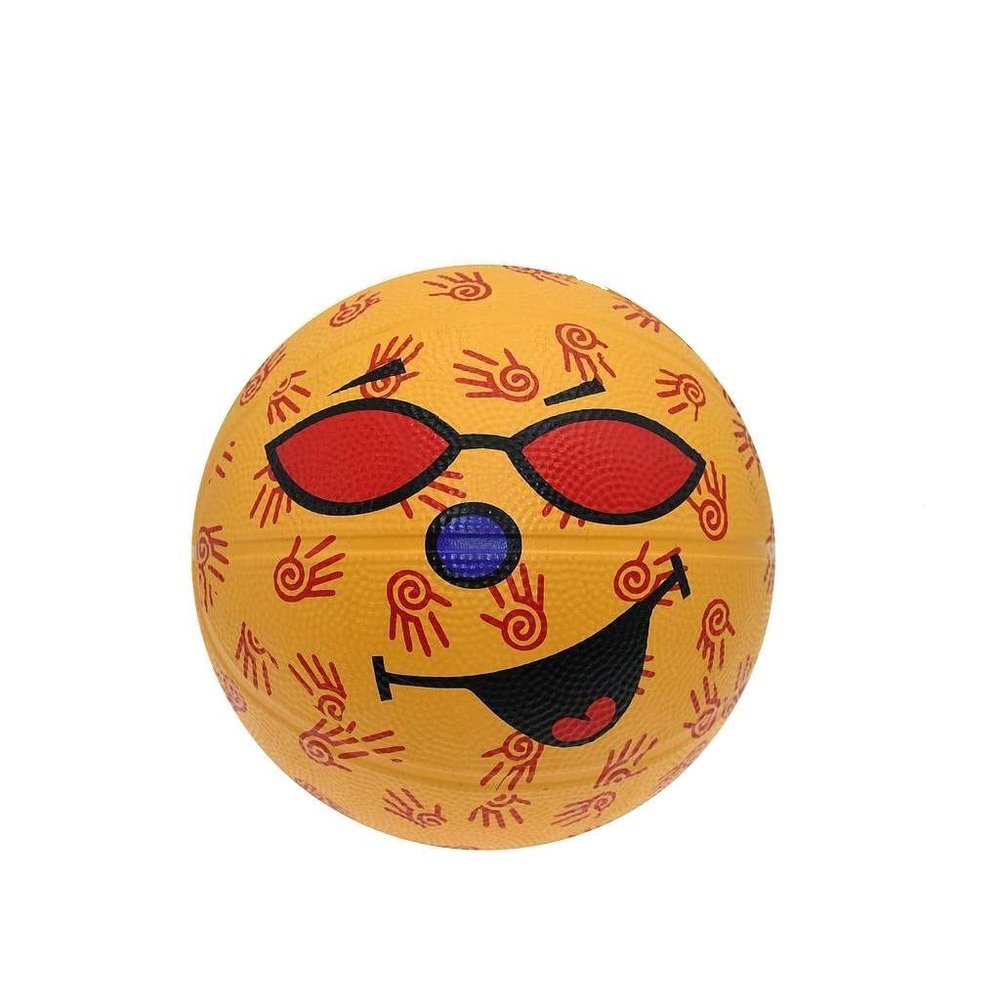 Gioco Childrens/Kids Mini Smile2 Basketball (3) (Yellow/Red)