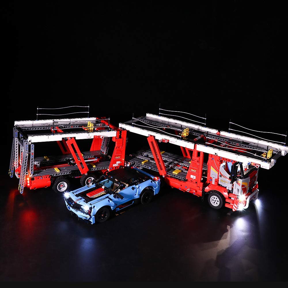 Brick Shine Light Kit for Car Transporter 42098 (Model Set is not Included) (Classic)