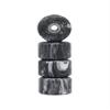 Teak Tuning Apex 71D Urethane Fingerboard Wheels, New Street Shape, 7.7mm Diameter, Ultra Spin Bearings - Made in The USA - Grey & White Swirl Colorway view 2