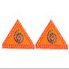 MANGDAI24 Wooden Handmade Tisupaper Holder for Home/Office/ Dinning Table (Set of 2 Piece) Orenge Color view 3