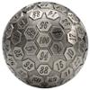 Predestined Fate 45mm 100 Sided Metal Fantasy Polyhedral Orb Dice - Choose from 4 Styles! (Ancient Silver) view 1