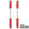 Aluminum Rear Suspension Links Kit Steering Linkage Turnbuckles and Camber Links for Arrma 1/8 Kraton/Notorious 6S BLX Upgrades Parts (Red) view 1