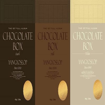 YANG YO SEOP - Chocolate Box [Dark+Milk+White Full Set ver.] (1st Full Album) Album+CultureKorean Gift(Decorative Stickers, Photocards)