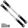 Aluminum Rear Suspension Links Kit Steering Linkage Turnbuckles and Camber Links for Arrma 1/8 Kraton/Notorious 6S BLX Upgrades Parts (Black) view 4