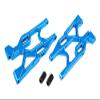 DAPENGNIAO 1/5 rc car Gas CNC Rear Lower Suspension arm a-arm Set for LOSI 5IVE-T Rovan Accessories (Color : Blue) view 3