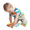 BOHS 6 Pegs Mini Knobbed Cylinder Blocks Montessori + Montessori 1-10 Bead Stair with Holder view 3