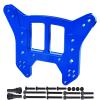 Aluminum Shock Tower Front & Rear for Arrma 1/8 Kraton/Notorious 6S BLX Replacement Parts,Replace AR330220 and ARA320581 (Navy Blue) view 3