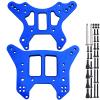 Aluminum Shock Tower Front & Rear for Arrma 1/8 Kraton/Notorious 6S BLX Replacement Parts,Replace AR330220 and ARA320581 (Navy Blue) view 4