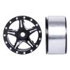AllinRC 1.0 Beadlock Wheel Rims 1.0" Wheels for 1/24 Axial SCX24 Gladiator Deadbolt Bronco C10 JLU AX24 Upgrades RC Crawler Car view 2