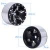 AllinRC 1.0 Beadlock Wheel Rims 1.0" Wheels for 1/24 Axial SCX24 Gladiator Deadbolt Bronco C10 JLU AX24 Upgrades RC Crawler Car view 4