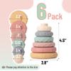 Mr. Pen- Stacking Rings Toy, 6 pcs, Stacking Toys, Stacking Rings, Baby Stacking Toys, Stacking Ring Baby Toy view 2