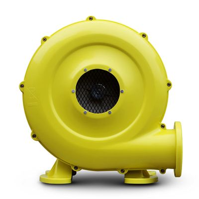 GORILLASPRO Air Blower for Inflatables - 750 Watt Inflatable Blower for Inflatable Paint Booth, Movie Screen, Bouncy Castle, Jumper - Yellow Electric Air Pump Fan Commercial Blower