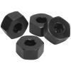 Bnineteenteam 4 Pcs RC Wheel Hex Hub, 5mm to 12mm Combiner Wheel Hub Hex Adapter for D12 1/10 RC Car (Black BL) view 1