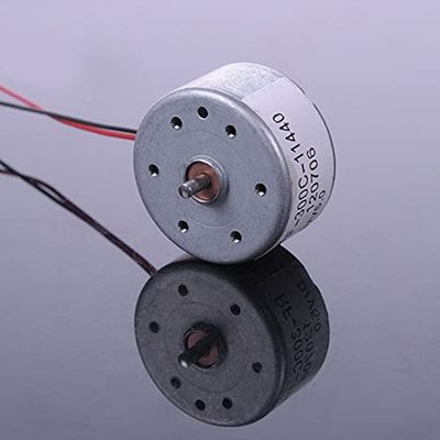 Davitu DC Motor - 10pcs 1.5-9V 300# Solar Motor with Wire Solar Cell Panel Solar Panels DIY Toy Parts Remote Control Car Toy Model Motor Mini Size - (Speed(RPM): 10pcs motors)
