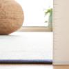 SAFAVIEH Washable Rug Paint Brush Collection - 4'4" x 6', Blue & Green, Slip Resistant & Easy to Clean, Ideal for Living Room, Bedroom, Nursery, Kids Playroom, Dining Space (PTB188M) view 2