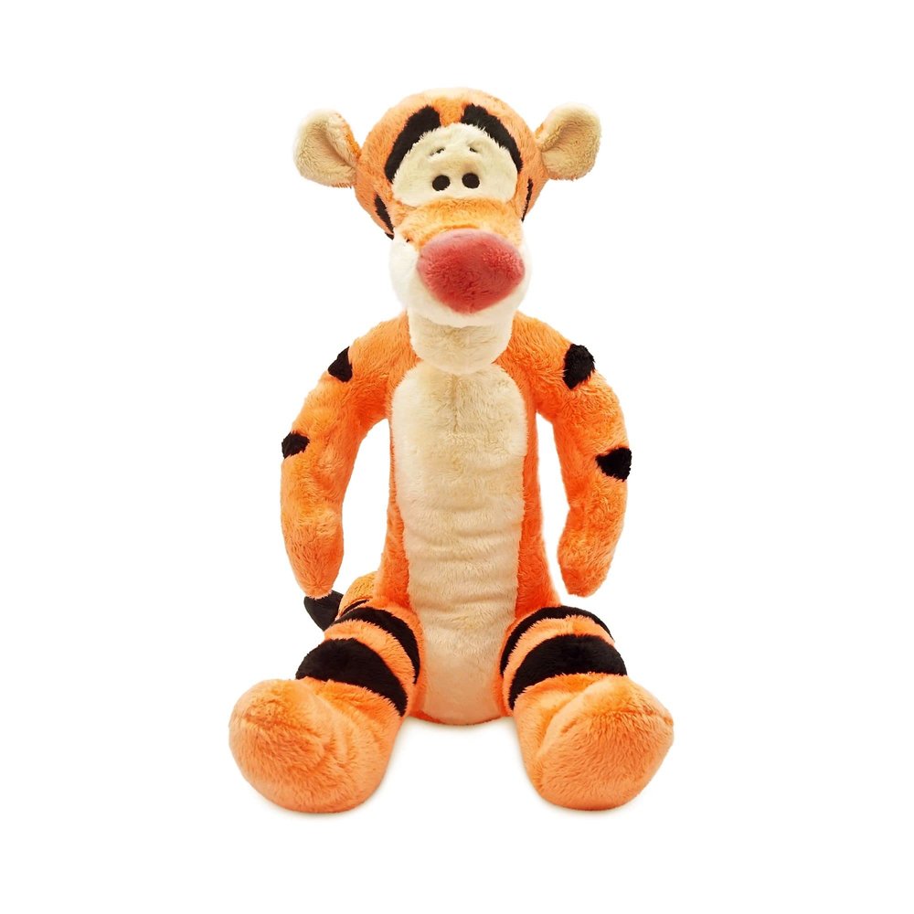 Disney Store Official Tigger Medium Soft Plush Toy, 44cm/17", Made With Soft-Feel Fabric With Embroidered Details And A Characterful Expression, Suitable For Ages 0+