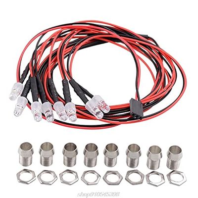Replacement Part For 8 Light Kit RC Car Accessories Led RC Car Light J08 21 - (Color: Red)