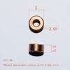 Replacement Part For 10/100pcs 5x2mm Brass Iron Bushings/metal Bearings/diy Part/technology Model Parts/rc Car Parts/baby 52B - (Color: 100pcs) view 2