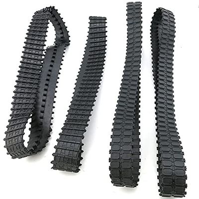 Replacement Part For 2/80pcs Closed Rubber Track/remote Control Car Remote Control Tank Model DIY Crawler/Track Tire/DIY Model Accessories - (Color: B 2pcs)