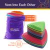Special Supplies 10 Stepping Stones for Kids Indoor and Outdoor Balance Blocks Promote Coordination, Balance Strength Child Safe Rubber, Non-Slip Edging (Primary) view 4