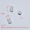 Replacement Part For 10/100pcs 0.3 Modulus 3.5x5 Worm Gear / M0.3 Plastic Gear/Reduction Gear/Worm Turbo/Plastic Gear W53.50.3m - (Color: 10pcs) view 2
