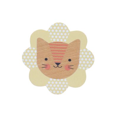 Petit Collage Friends Lion Rattle
