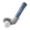 Mud Pie Children's Goft Knit Rattle, Blue Iron Club view 1