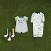 Mud Pie Children's Goft Knit Rattle, Yellow Driver Club view 4