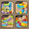 Electric Train Set Kids 123pc Flexible Track STEM Toy Ages 3-8 view 4