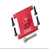 GPM For Losi 1/10 Lasernut U4 Tenacity LOS03028 Upgrade Parts Aluminum Spare Tire Mount - 6Pc Set Red view 1