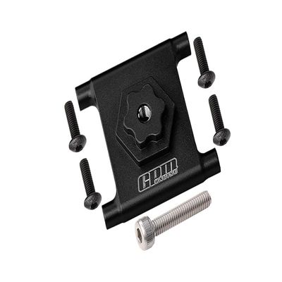 GPM For Losi 1/10 Lasernut U4 Tenacity LOS03028 Upgrade Parts Aluminum Spare Tire Mount - 6Pc Set Gray Silver