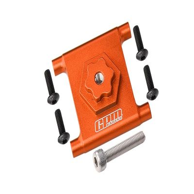 GPM For Losi 1/10 Lasernut U4 Tenacity LOS03028 Upgrade Parts Aluminum Spare Tire Mount - 6Pc Set Orange