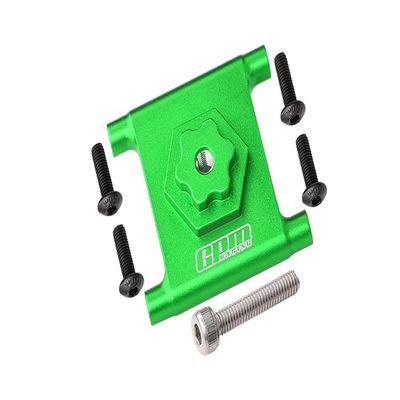 GPM For Losi 1/10 Lasernut U4 Tenacity LOS03028 Upgrade Parts Aluminum Spare Tire Mount - 6Pc Set Green